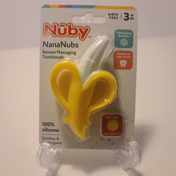 NanaNubs Banana Massaging Toothbrush (I-F4) - Picture 1 of 2